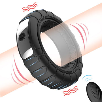 Silicone Vibrating Cock Ring / Remote Penis Massager / Delay Ejaculation Exerciser - EVE's SECRETS